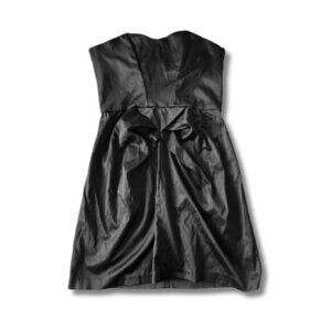 BLACK TUBE MINI EVENING DRESS GOWN Size 11 S - M Women's Classic